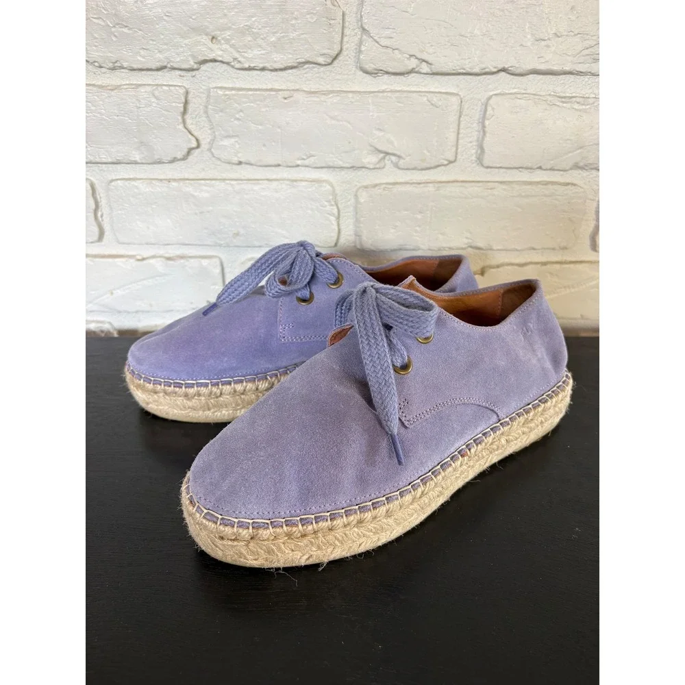 Fly‎ London Lace-up Leather Espadrilles Shoes Women's Size 39 / 8